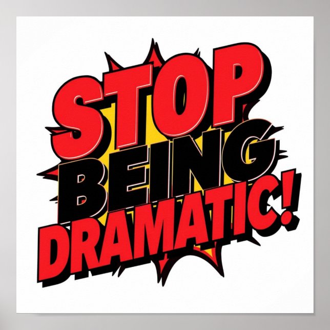 Dramatik beenden! poster (Vorne)