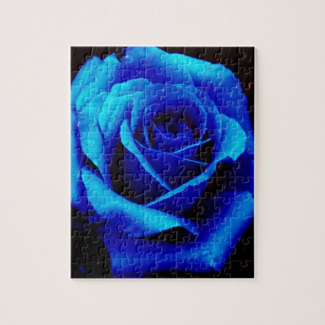 Dramatisch Blaue Rose Puzzle (Vertikal)