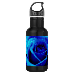Dramatisch Blaue Rose Trinkflasche