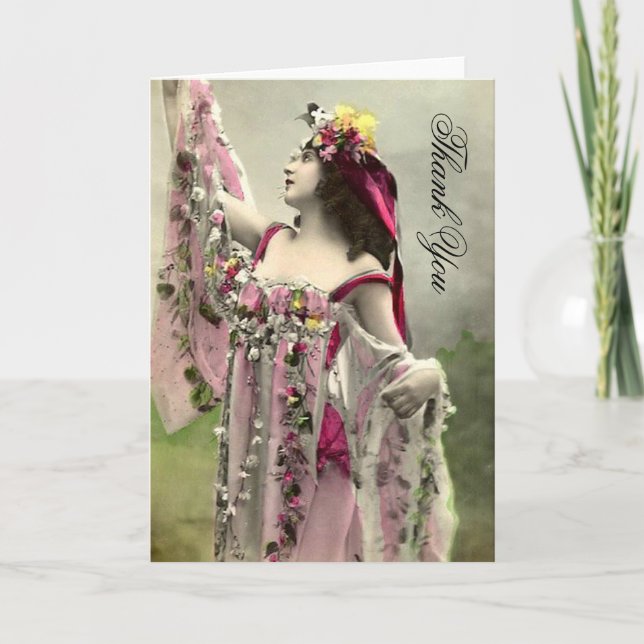 Dramatisch in Blumen Danke (Vorderseite)