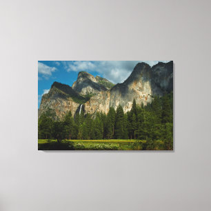 Dramatische Aussicht auf das Yosemite-Tal von den Leinwanddruck