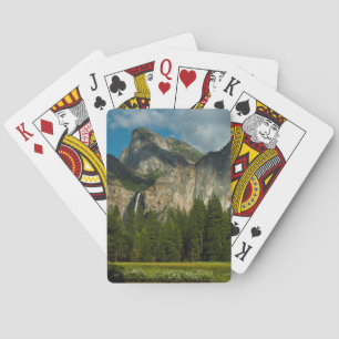Dramatische Aussicht auf das Yosemite-Tal von den Spielkarten