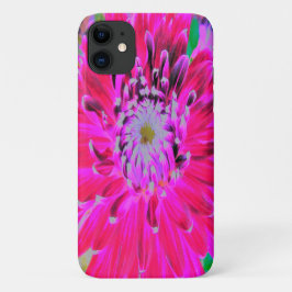 Dramatische Blume Crimson Red and Pink Dahlia Case-Mate iPhone Hülle
