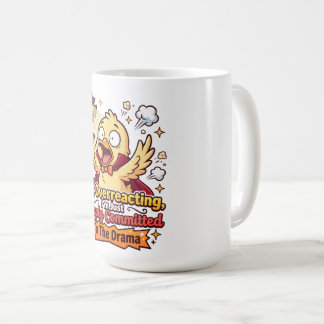 Dramatische Ente Lustiger Kaffeebecher Kaffeetasse