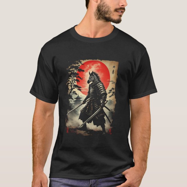 Dramatische Kunst, Samurai T-Shirt (Vorderseite)
