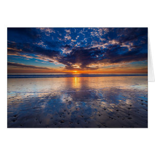 Dramatische Meereslandschaft, Sonnenuntergang, CA
