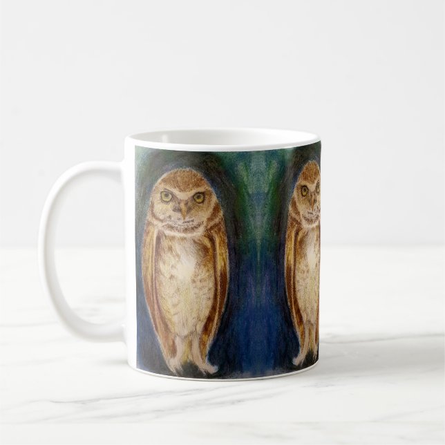 Dramatische Schüssel Kunst, Trendy, Chic, Moderne Kaffeetasse (Links)