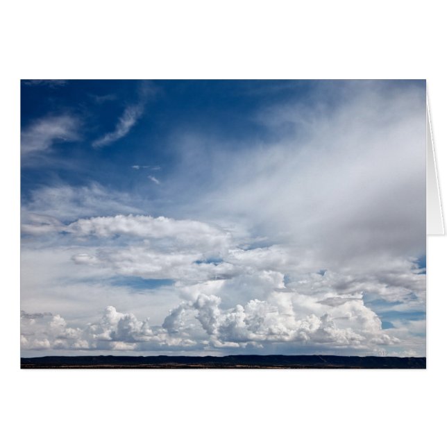 Dramatische Wolken im Himmel über Mesa in Abo, NM (Vorderseite (Horizontal))