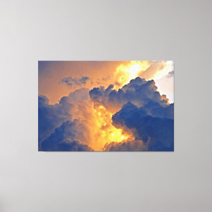 Dramatische Wolkenbildung Leinwanddruck