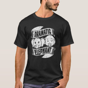 Dramatischer Elefant für Männer Wildtiere 1 T-Shirt