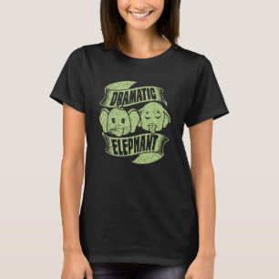 Dramatischer Elefant für Männer - Wildtiere 2 T-Shirt