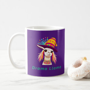 Dramatischer Lama Lustiges Tier Kaffeetasse