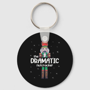 Dramatischer Nutcracker Familie Matching Funny Gif Schlüsselanhänger