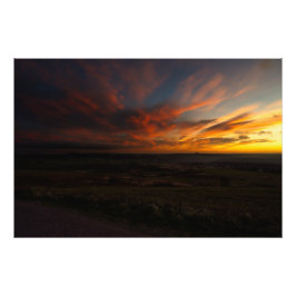 Dramatischer Sonnenaufgang Fotodruck