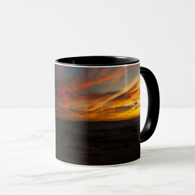 Dramatischer Sonnenaufgang Tasse (VorderseiteRechts)