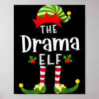 Dramatischer Weihnachtself passendes Schlafanzug X