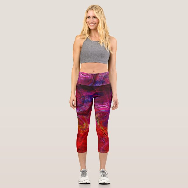 Dramatisches Ausmaß Capri Leggings (Vorderseite)