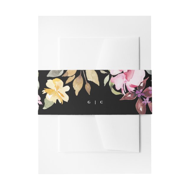 Dramatisches Blasebalgs-Band Einladungsbanderole (Vorderseite Beispiel)