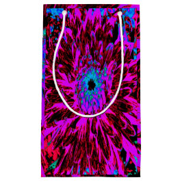 Dramatisches Crimson Red, Lila und Black Dahlia Kleine Geschenktüte