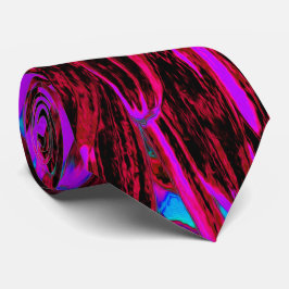 Dramatisches Crimson Red, Lila und Black Dahlia Krawatte