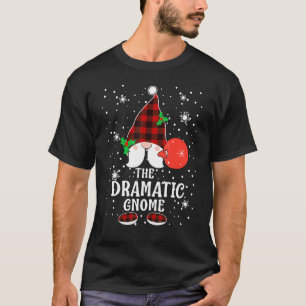 Dramatisches Gnome Buffalo Kariert Matching Family T-Shirt