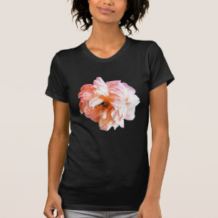 Dramatisches Pinky Peach Peony T-Shirt