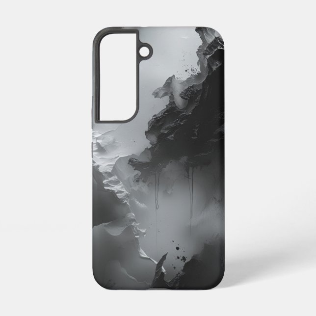 Dramatisches Schwarz-Weiß-Tapete Samsung Galaxy Hülle (Rückseite)