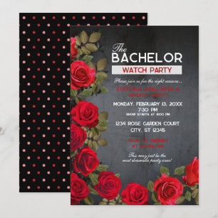 Dramatischste Bachelor-Party-Einladung zum Fernseh Einladung