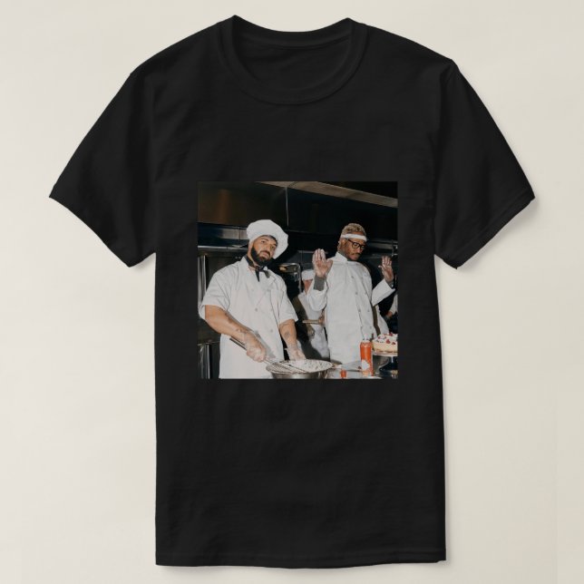 dran und zukünftiges Leben ist gut Poster T-Shirt (Design vorne)
