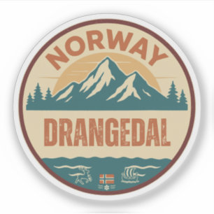 Drangedal, Norwegen Aufkleber
