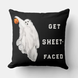 Drank Funny Adult Halloween Ghost Kissen