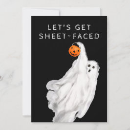 Drank Funny Adult Halloween Ghost Party Einladung