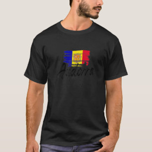Drapeau Andorra Andorran drôle Andorrans Pride Coe T-Shirt
