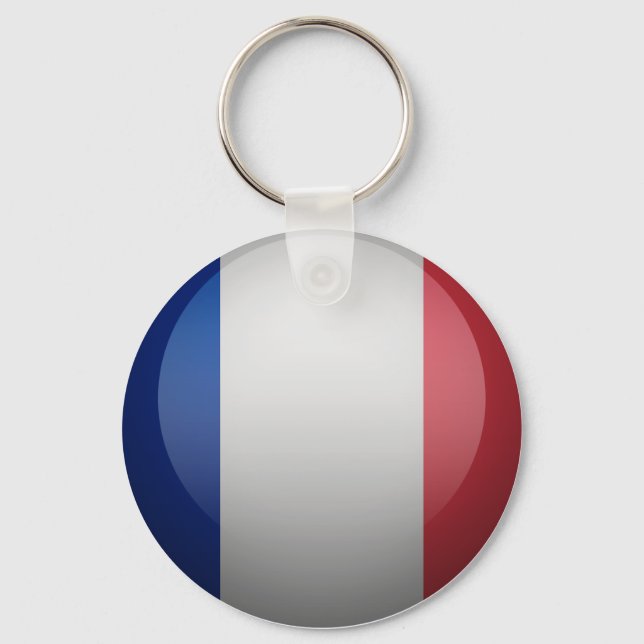 Drapeau de la France Schlüsselanhänger (Vorderseite)