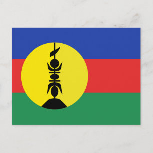 Drapeau Nouvelle-Calédonie - Flag Neukaledonien Postkarte