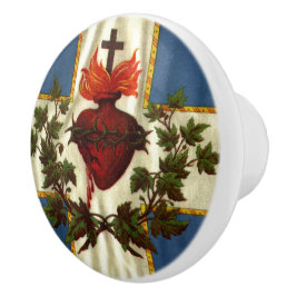 Drapeau Québec Antique Carillon Sacré-Coeur Keramikknauf