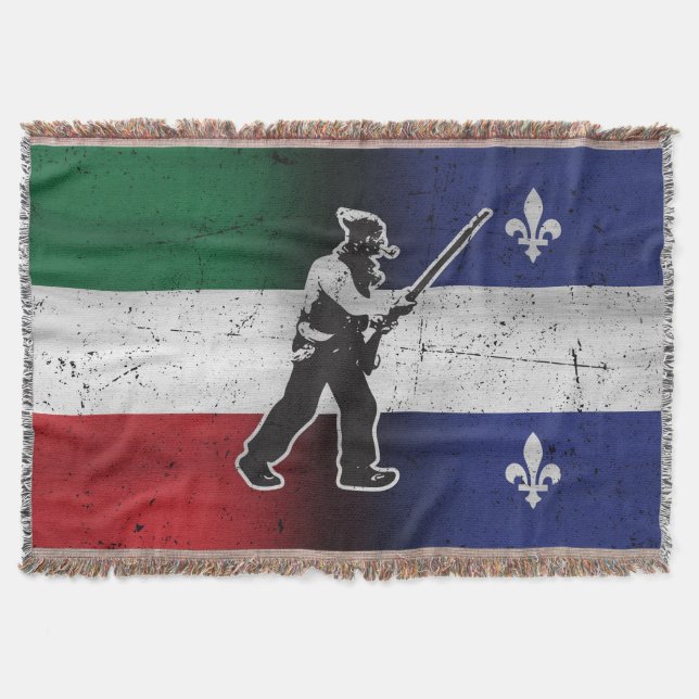 Drapeau Québec und Patriote Henri Julien érodé Decke (Vorderseite)