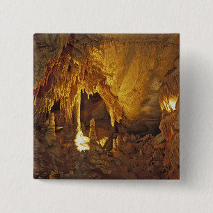 Drapery Room, Mammoth Cave National Park, Button