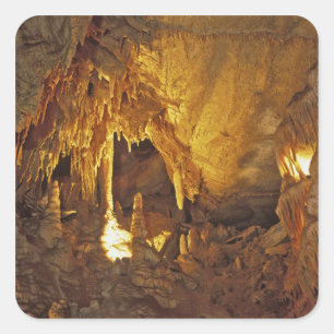Drapery Room, Mammoth Cave National Park, Quadratischer Aufkleber