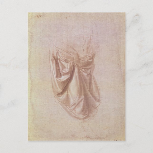 Drapery Studie Postkarte (Vorderseite)