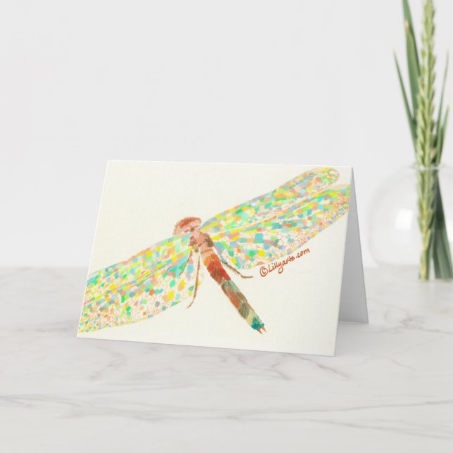 Draquelly Dance Fine Art Note Card Karte (Vorderseite)