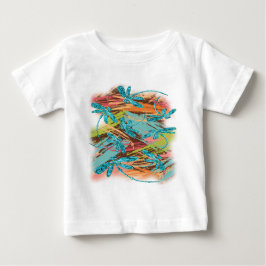 Draquelly Turquoise Splash Baby T-shirt