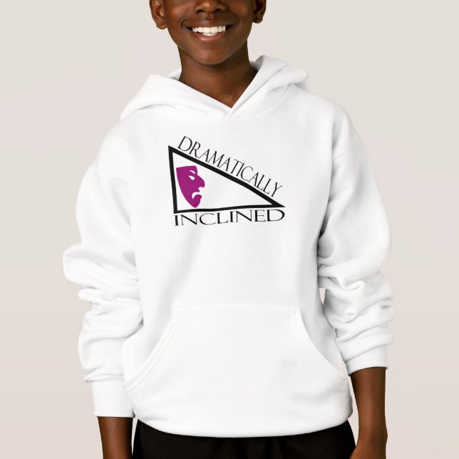Drastisch geneigt hoodie (Vorderseite)