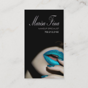 Drastische LippenMaskenbildner-Visitenkarte Visitenkarte