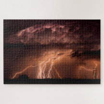 Drastisches Blitz-Strahln-Panorama