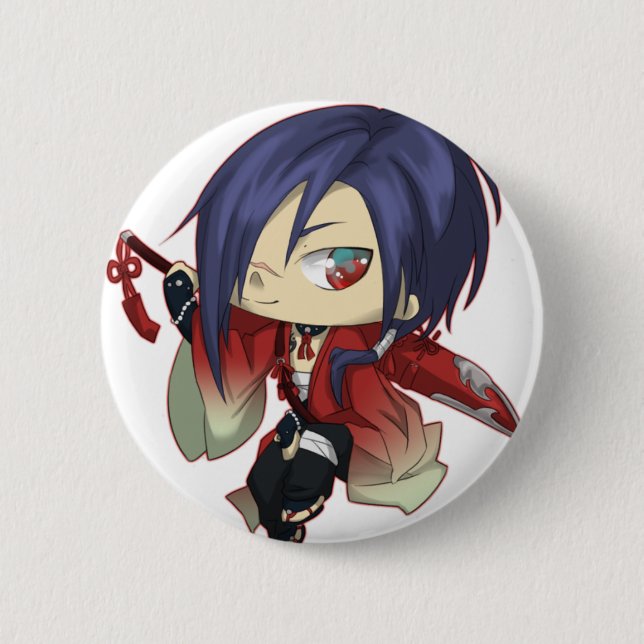 Drastisches Mord Koujaku Button (Vorderseite)