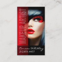 Drastisches Rot des Augen-Maskenbildners |