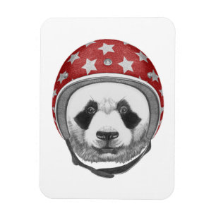 Draufgänger-Panda Magnet