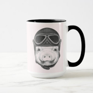 Draufgänger-Schwein Tasse