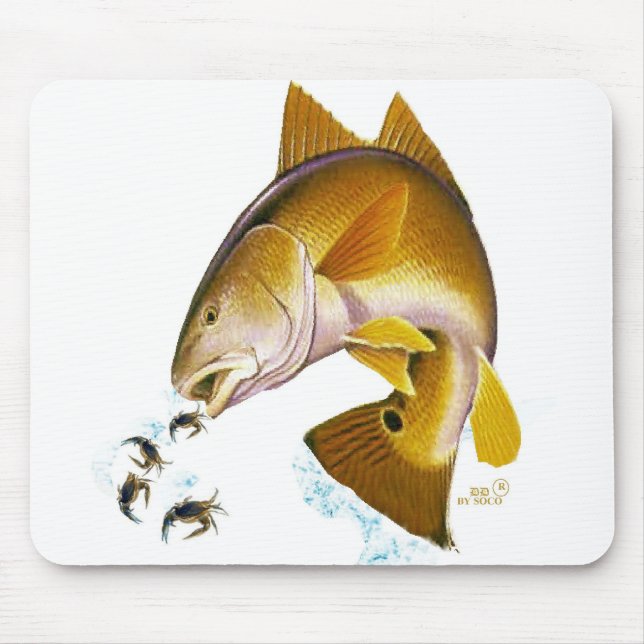 DRAUFGÄNGER slogans#11-redfish-cutout Mousepad (Vorne)